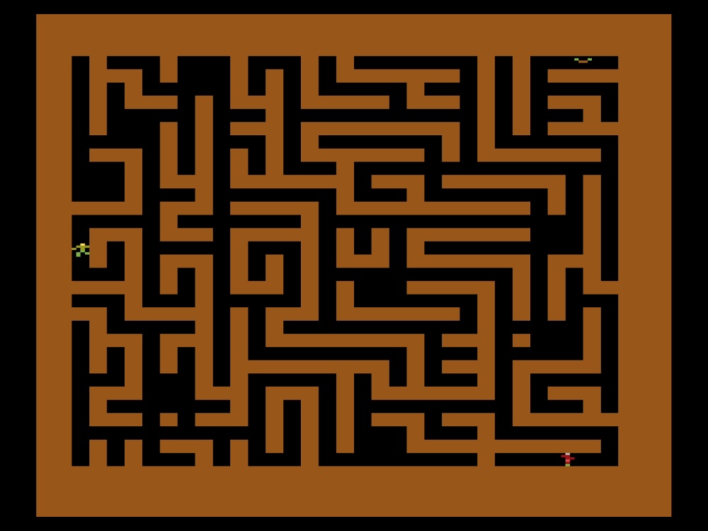 Gameplay of Sword Of Saros for Atari 2600